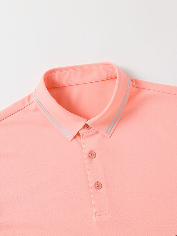 Kaos Polo Golf Pria Cepat Kering Poliester dan Katun Kustomisasi untuk Bisnis Pria