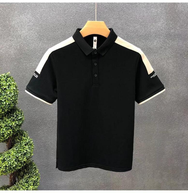 Kemeja Polo Pria Baru Motif Kemeja Polo Pria Polos Kemeja Polo Kasual Lengan Pendek Bordir