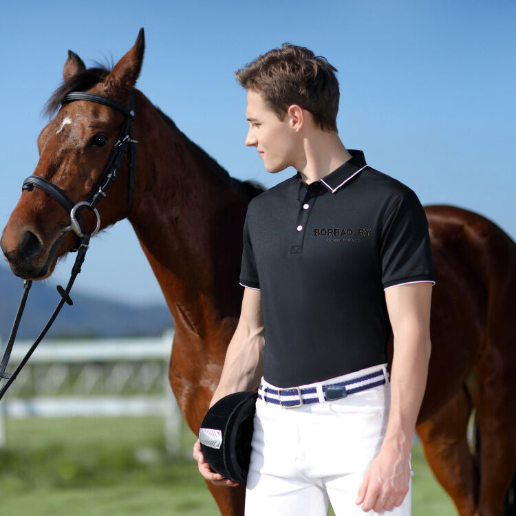 Kaos Polos Kasual Berkualitas Tinggi Kaos Polo Bordir Pakaian Golf Logo Kustom Kemeja Polo Sederhana untuk Pria Kaos Pria