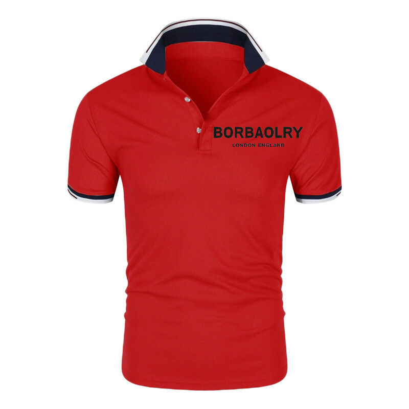 Kemeja Polo Cepat Kering Logo Kustom Bordir Seragam Kerja Golf Olahraga Unisex Kemeja Polo