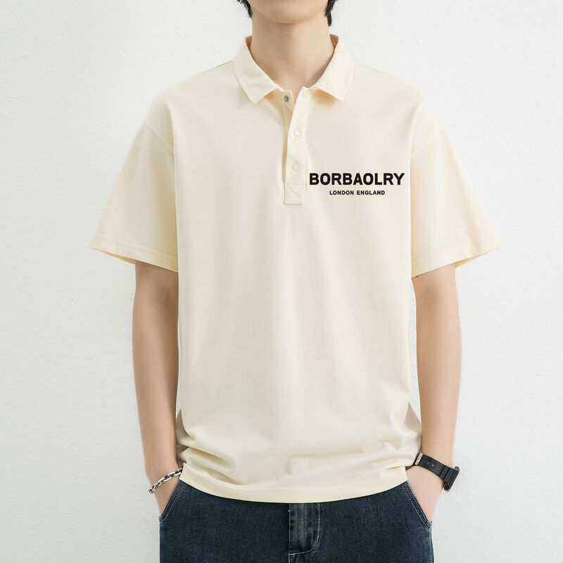 Polo Shirt Pria Berkualitas Tinggi Camisetas Polo De Hombre Formal Custom Casual Blank Plain Fit Polo T-shirt