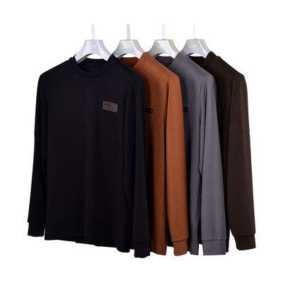 Plush Blank Jogger Crewneck Cotton Sweater Hoodie 400 Gram Dengan OEM