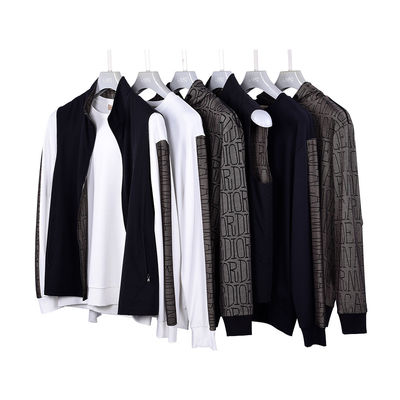 Sport Woven Pria Hoodies Sweatshirts Hitam bordir 380 Gram 400 Gram